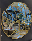 Spiegel Java Goud