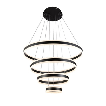 Hanglamp Halo LED Zwart XL