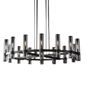 Hanglamp Crown Zwart Rond