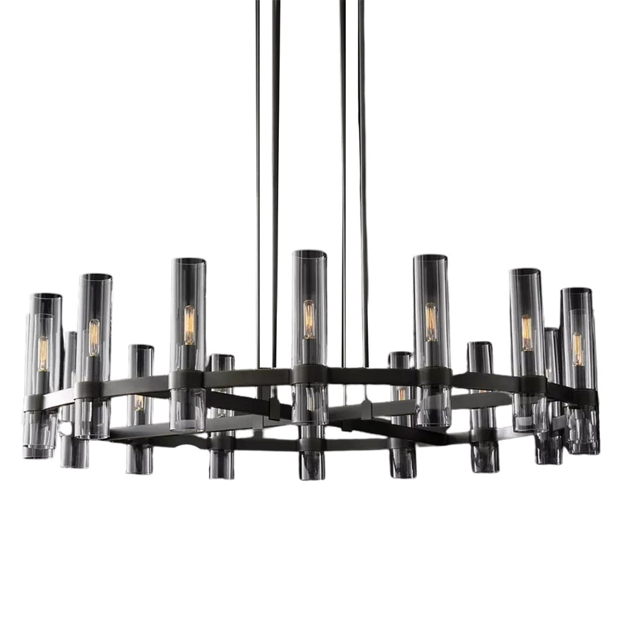 Hanglamp Crown Zwart Rond