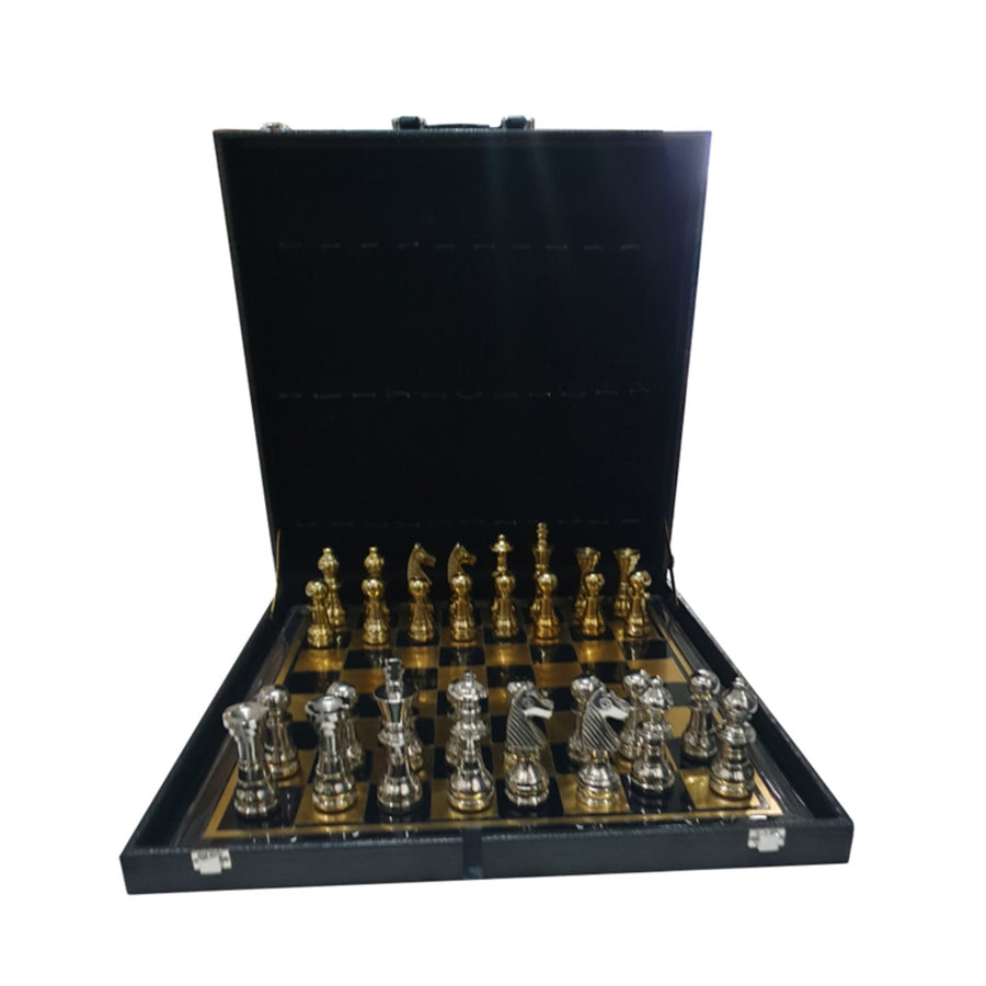 Schaakbord Majestic met Box Goud
