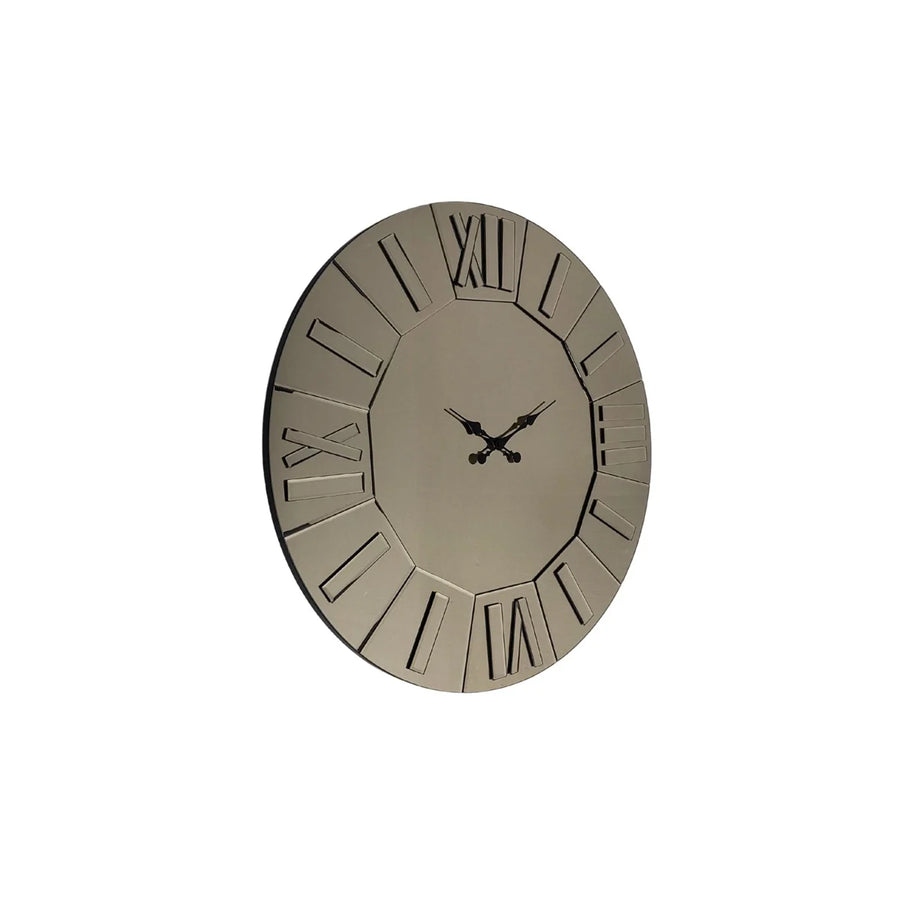 Spiegel Wandklok Elegance Sepia M