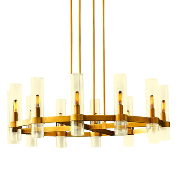 Hanglamp Crown Goud Rond