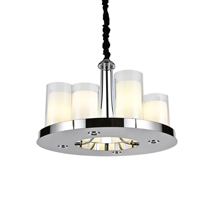 Hanglamp Candle Zilver Rond