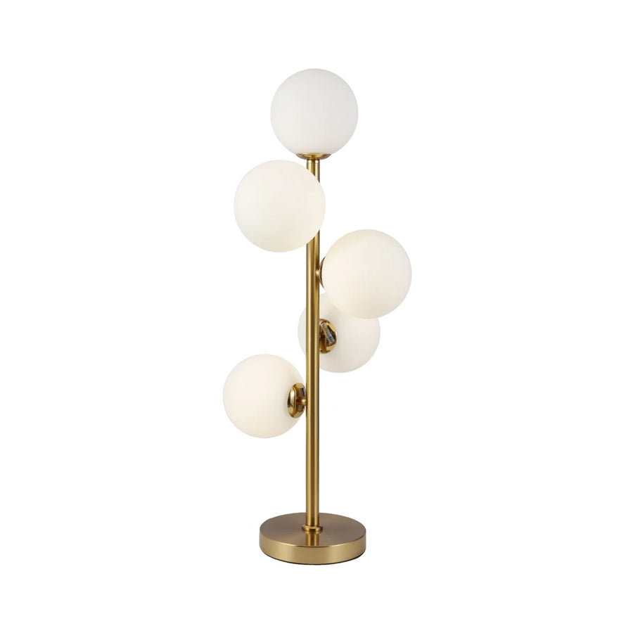 Tafellamp Stella Opaal Glas Goud
