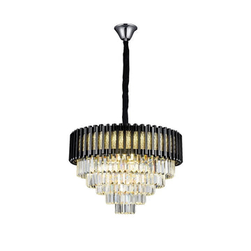 Hanglamp Luxe Rond Zwart L