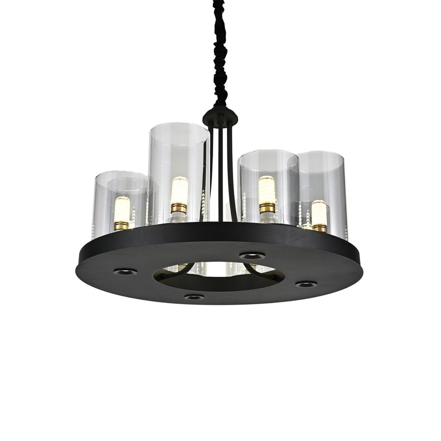 Hanglamp Candle Zwart Rond