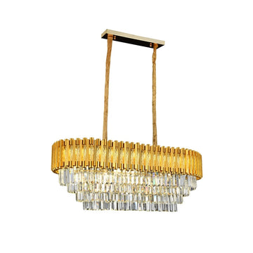 Hanglamp Luxe Ovaal Goud