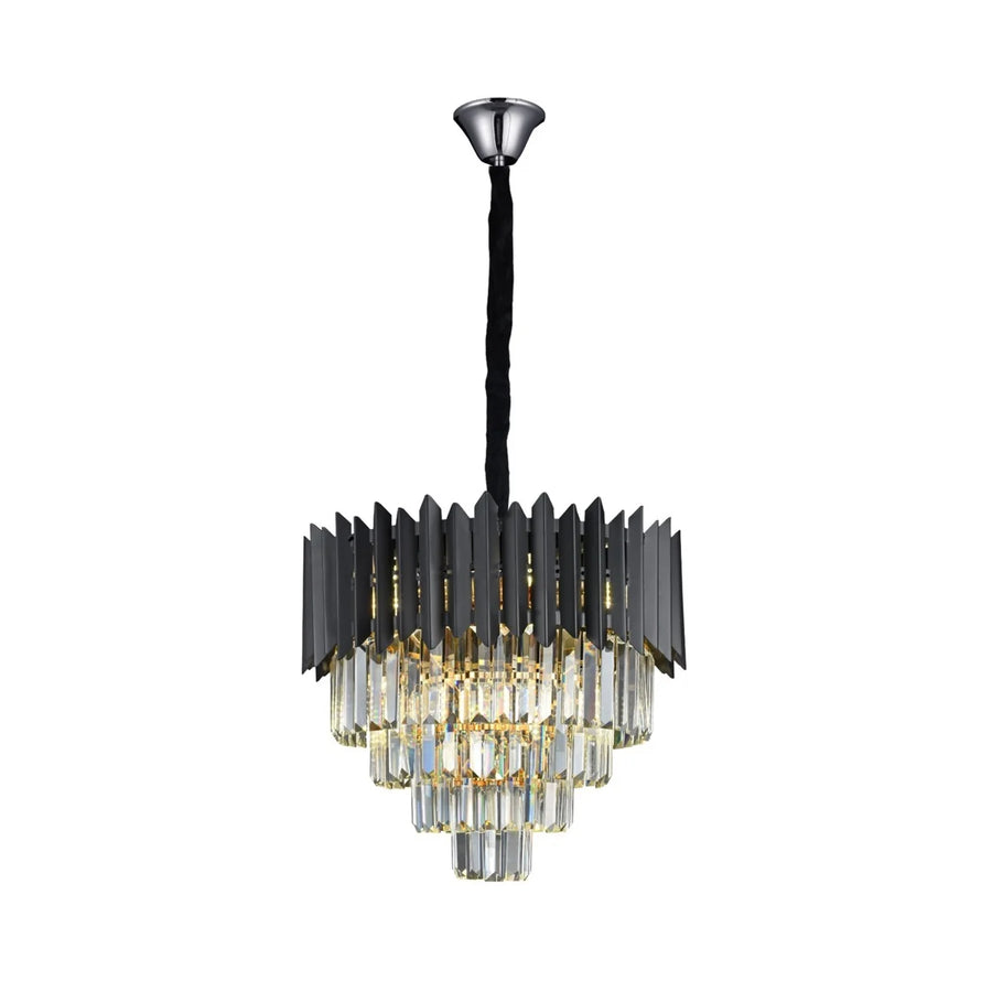 Hanglamp Ciara Rond Zwart S