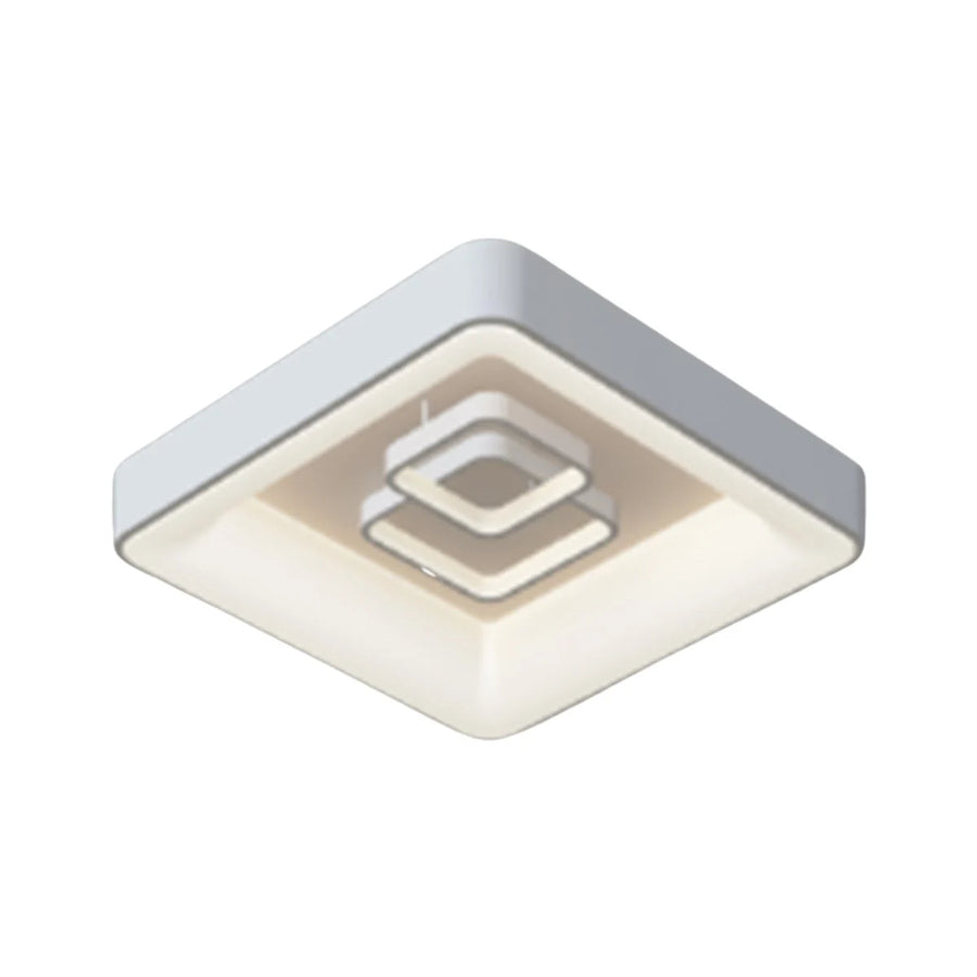 Plafondlamp Livia LED Zilver Vierkant