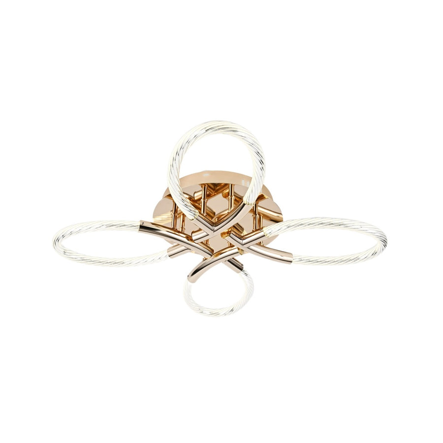 Plafondlamp Flower LED Goud