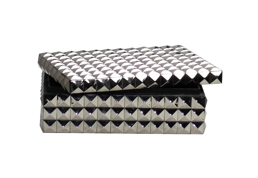 Luxury Opbergbox Serena Zilver L