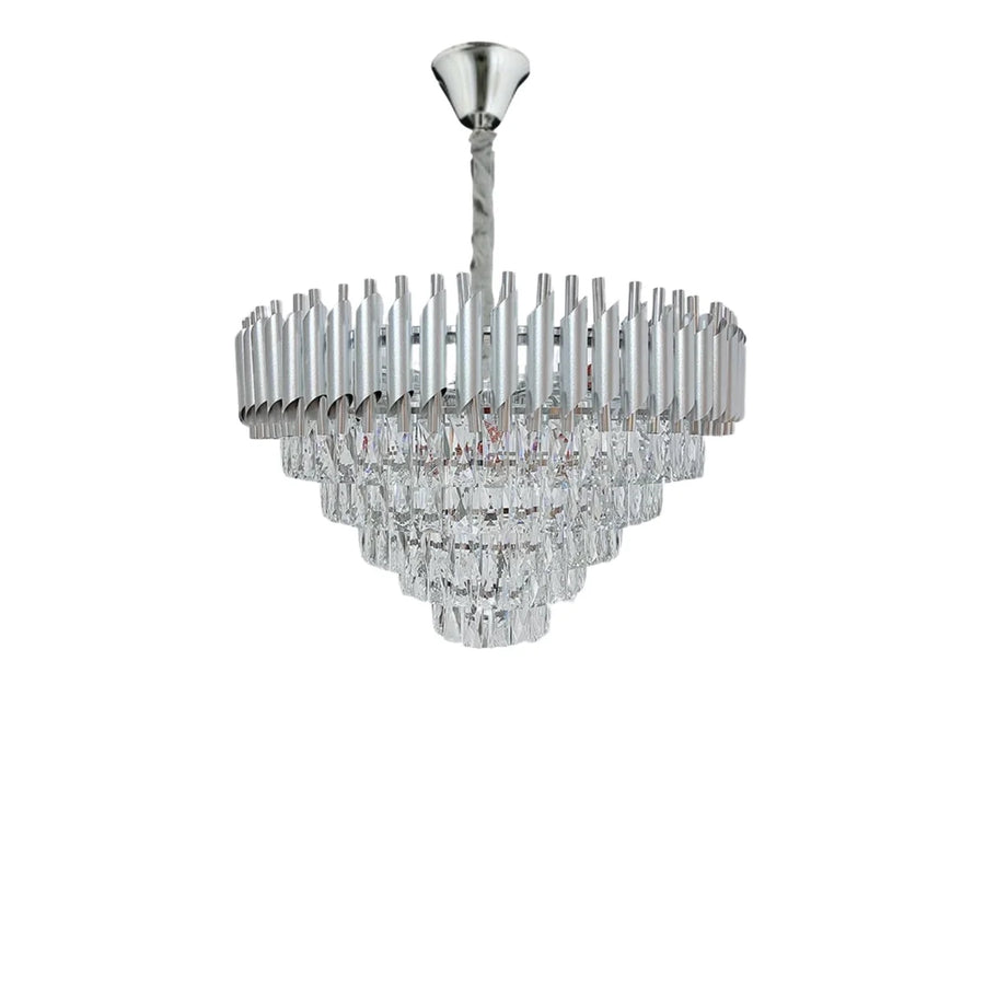 Hanglamp Odessa Rond Zilver L