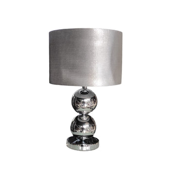Tafellamp Shine Zilver 2 Bollen