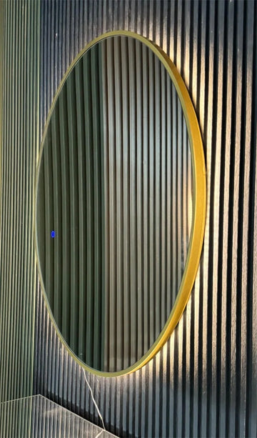 LED Spiegel Angel Goud L