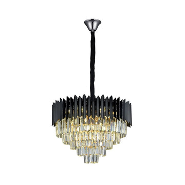 Hanglamp Ciara Rond Zwart L