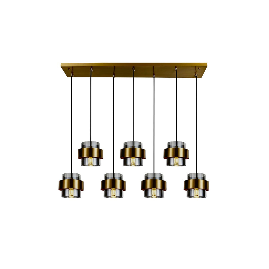 Hanglamp Lucille Goud 7 Lichts
