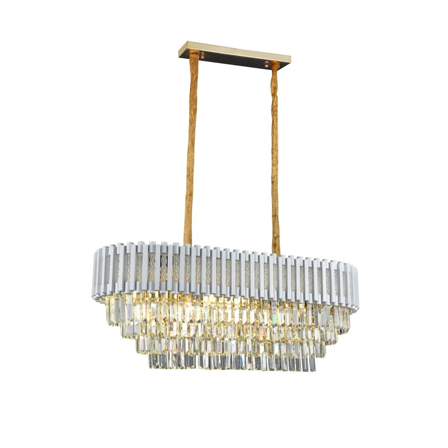Hanglamp Luxe Ovaal Wit