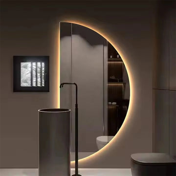 LED Spiegel Maison Half Mat L