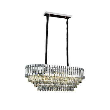 Hanglamp Eline Ovaal Zilver