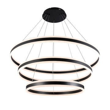 Hanglamp Halo LED Zwart L