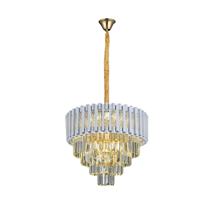Hanglamp Luxe Rond Wit S