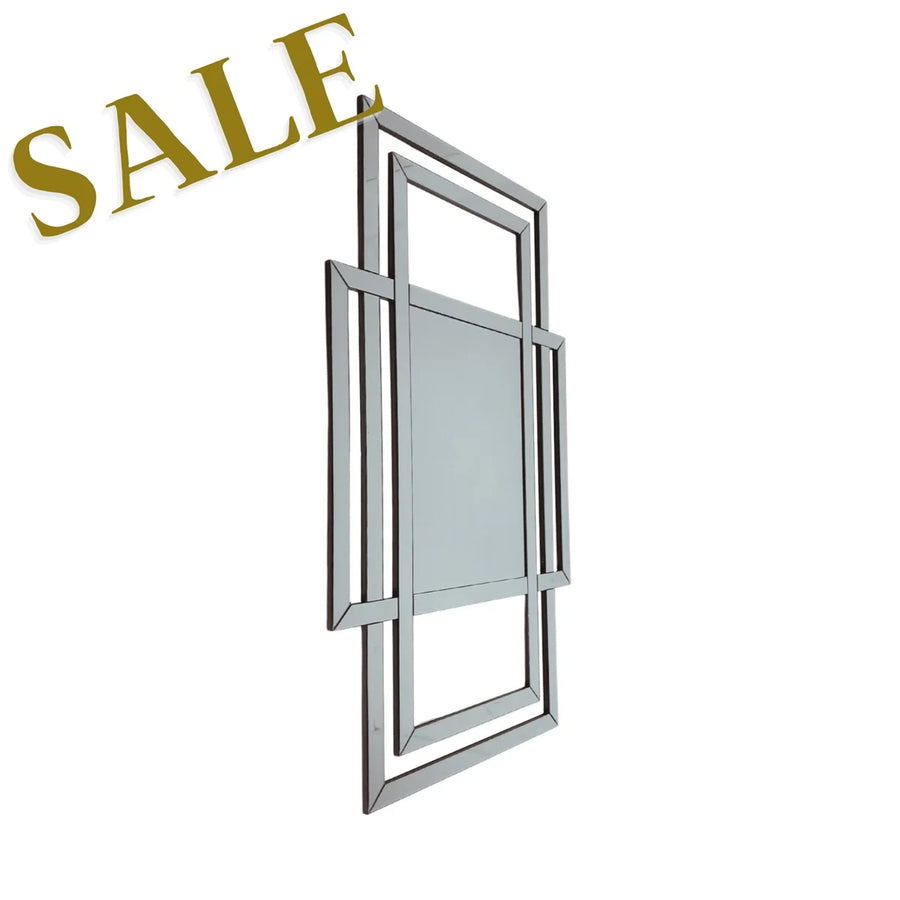 Spiegel Jaimy Vierkant Rechthoek Zilver