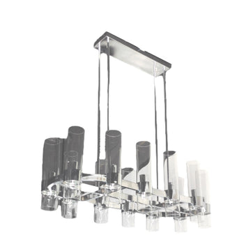 Hanglamp Crown Zilver Ovaal