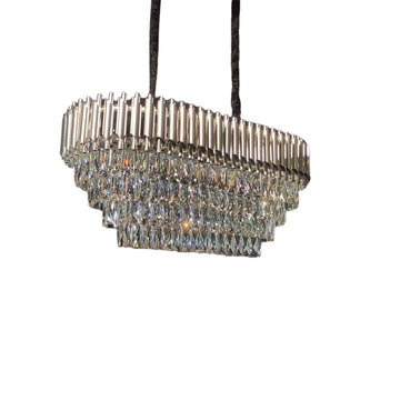 Hanglamp Odessa Ovaal Zilver
