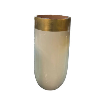 Vaas Elysian Wit Goud L