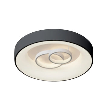 Plafondlamp Livia LED Zwart Rond