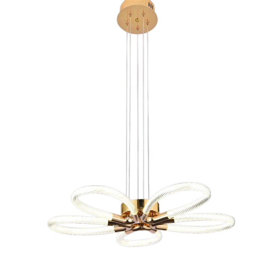 Hanglamp Flower Goud LED