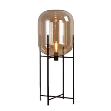 Vloerlamp Smokey Zwart