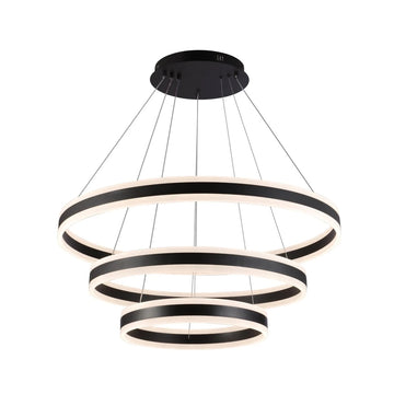 Hanglamp Halo LED Zwart M
