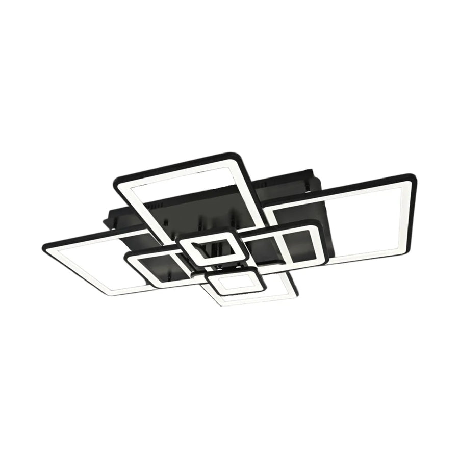 Plafondlamp Matrix LED 8 Baan Zwart