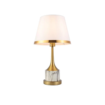 Tafellamp Retro Wit Goud