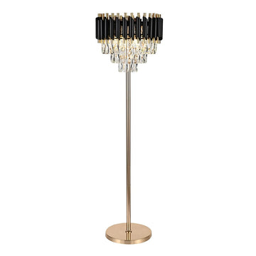 Vloerlamp Odessa Goud Zwart