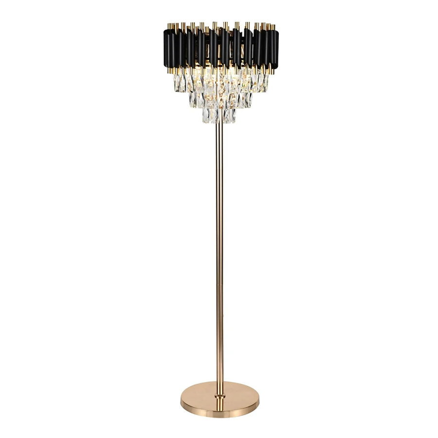 Vloerlamp Odessa Goud Zwart