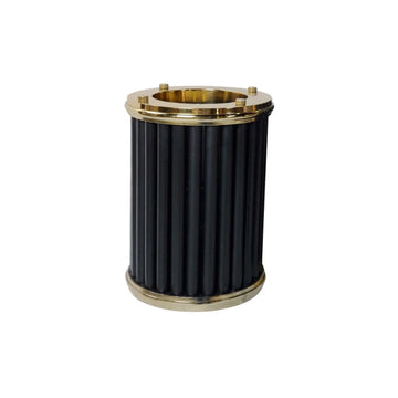 Windlicht Vogue Goud Zwart S