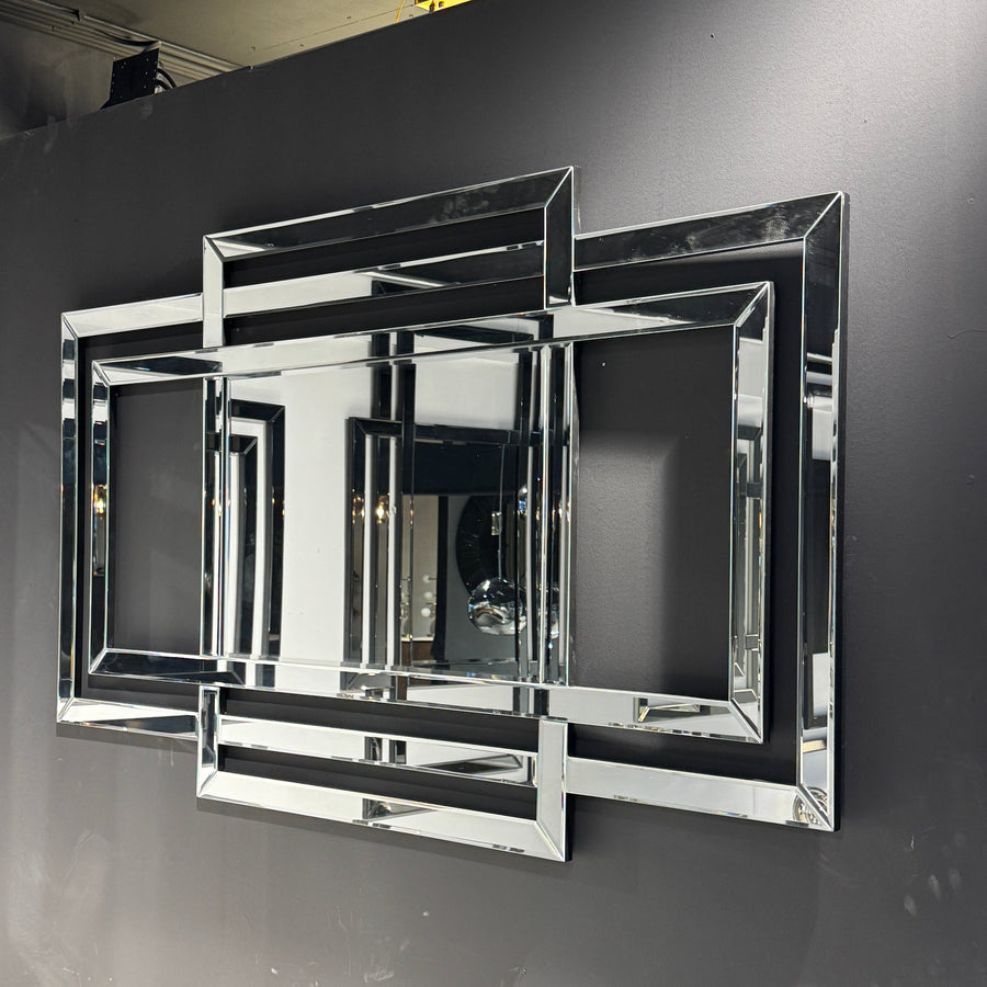 Spiegel Jaimy Vierkant Rechthoek Zilver