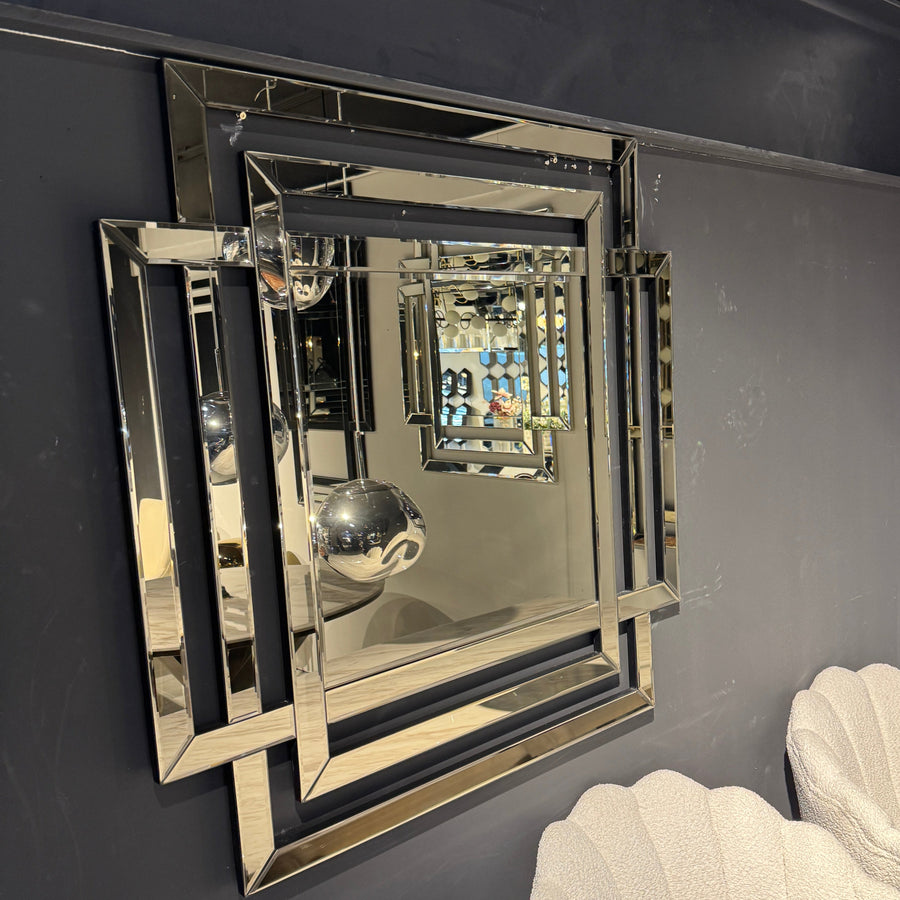 Spiegel Jaimy Vierkant Sepia